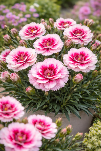 Goździk Dianthus Raspberry Cream