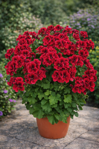 Pelargonia Candy Flower Bright Red P9