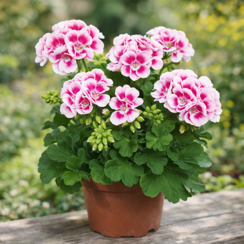 Pelargonia Candy Flower Bicolor P9