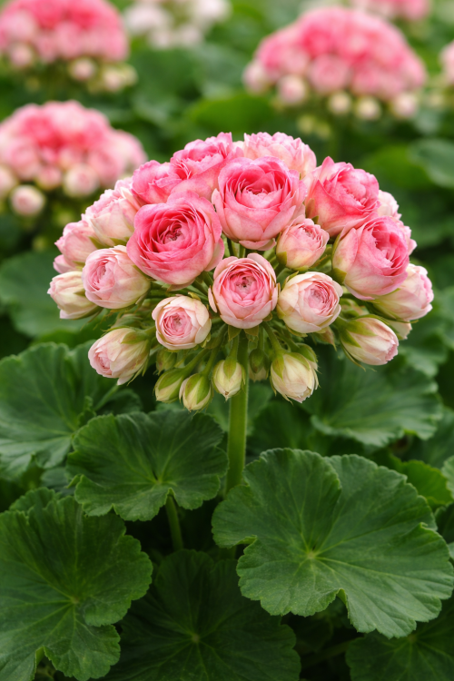 Pelargonia Zonale - Rosebud Astrid P9
