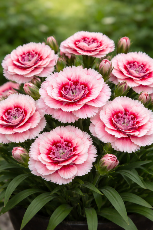 Goździk Dianthus Raspberry Cream