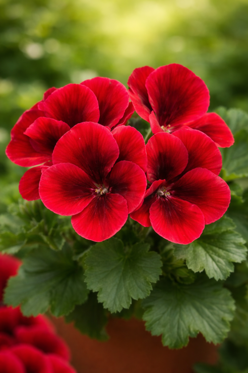 Pelargonia Candy Flower Bright Red P9