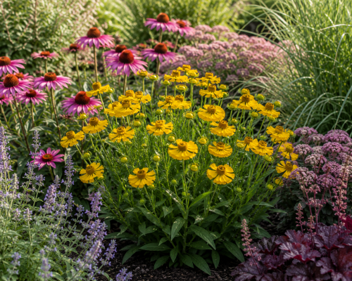 Helenium Dzielżan Autumn Dream YELLOW