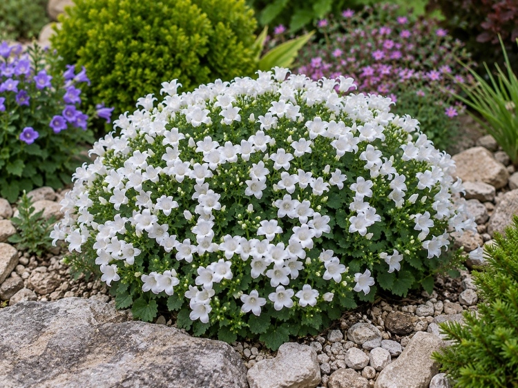 dzwonek dalmatyński - Campanula KANE BIAŁY
