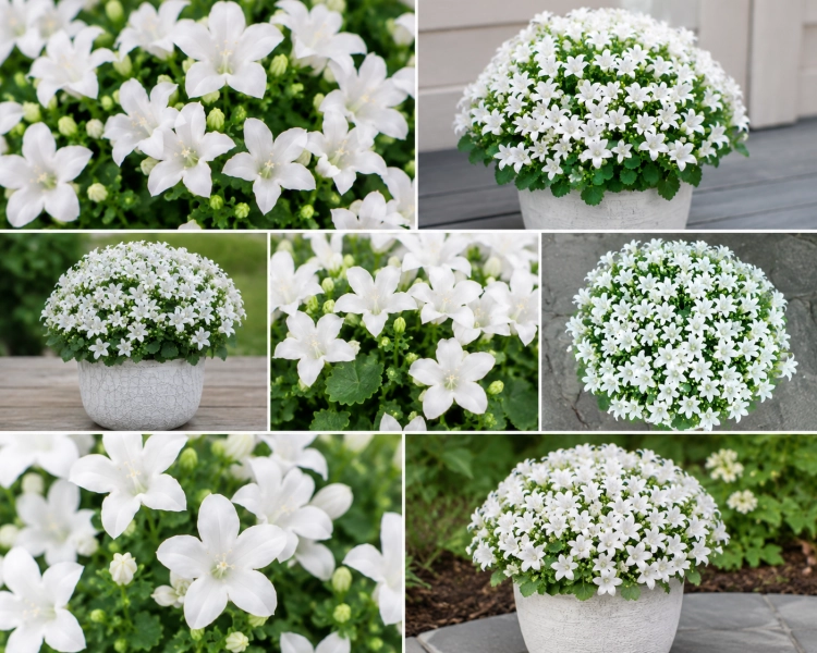 dzwonek dalmatyński - Campanula KANE BIAŁY