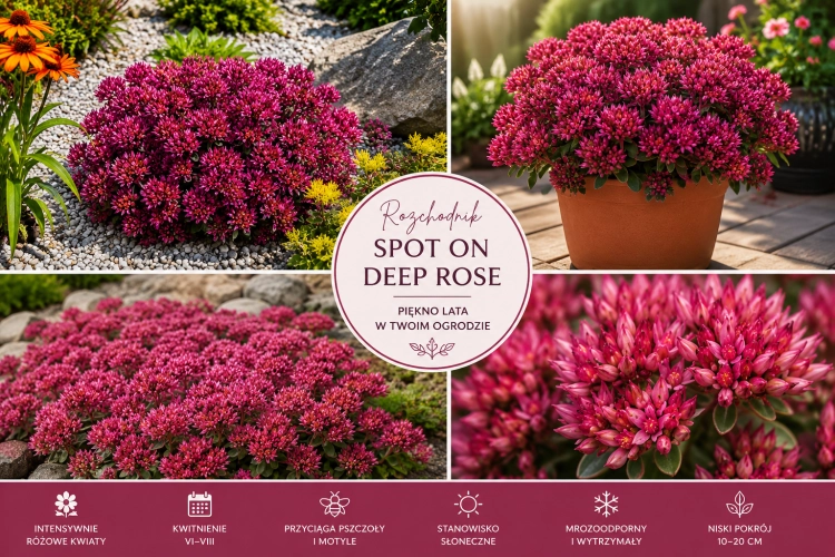 Rozchodnik  Spot on deep rose